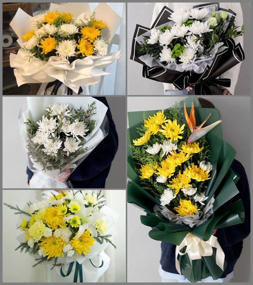 广东揭阳市普宁市流沙东街道上塘村白事花束代送